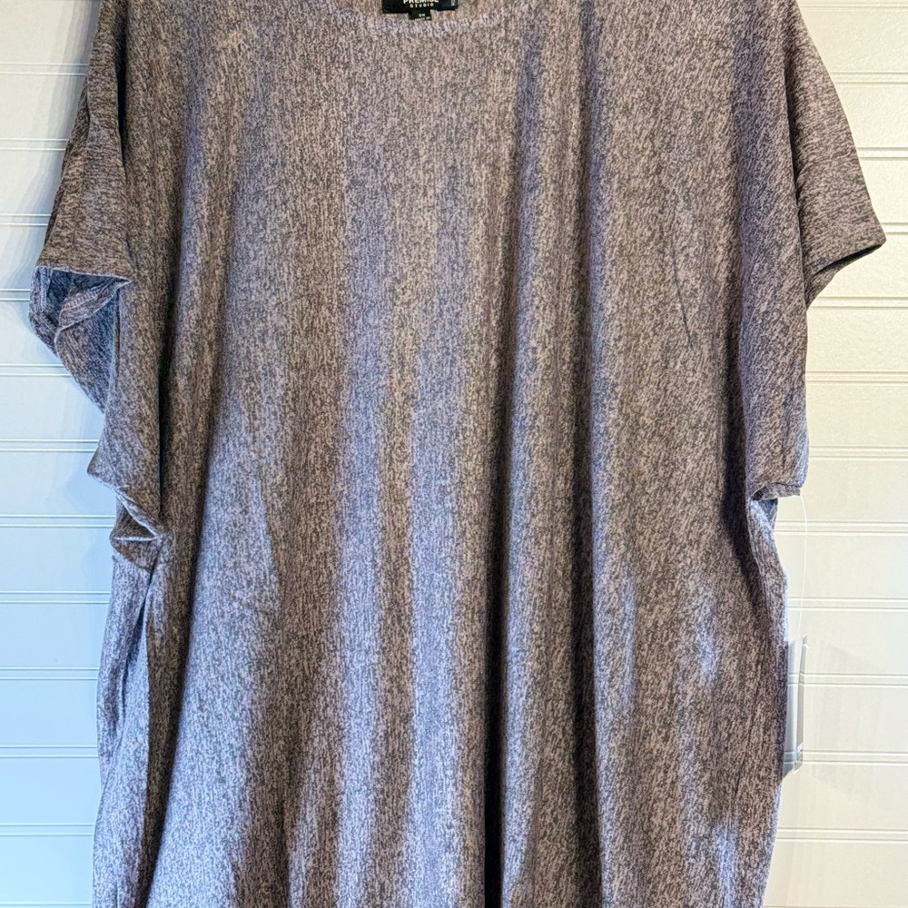 Premise Studio Blush Heather Gray Women’s size 3X Top